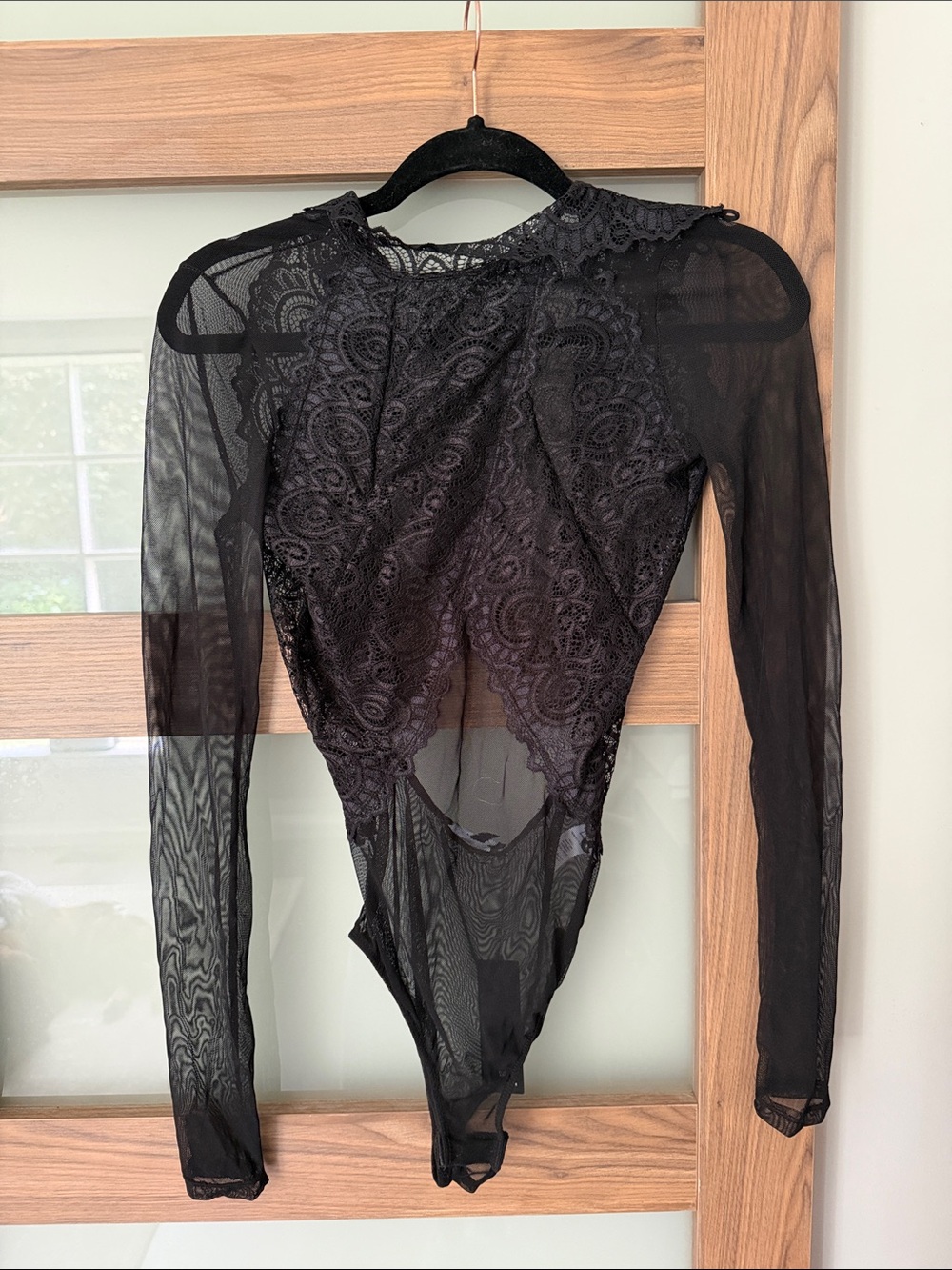 LULUS Lace Onesie Open Back